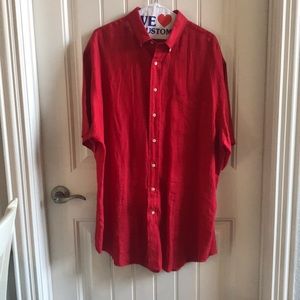 Daniel Cremieux Red Linen shirt